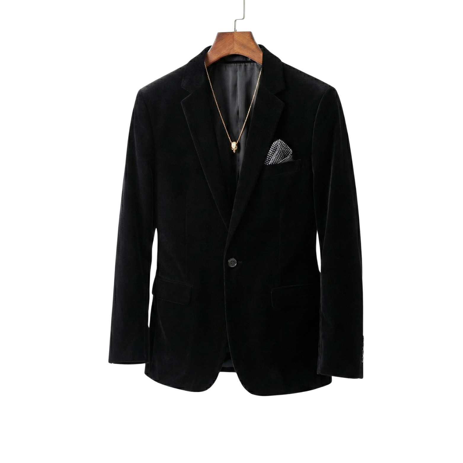 Men's Velvet Formal Blazer