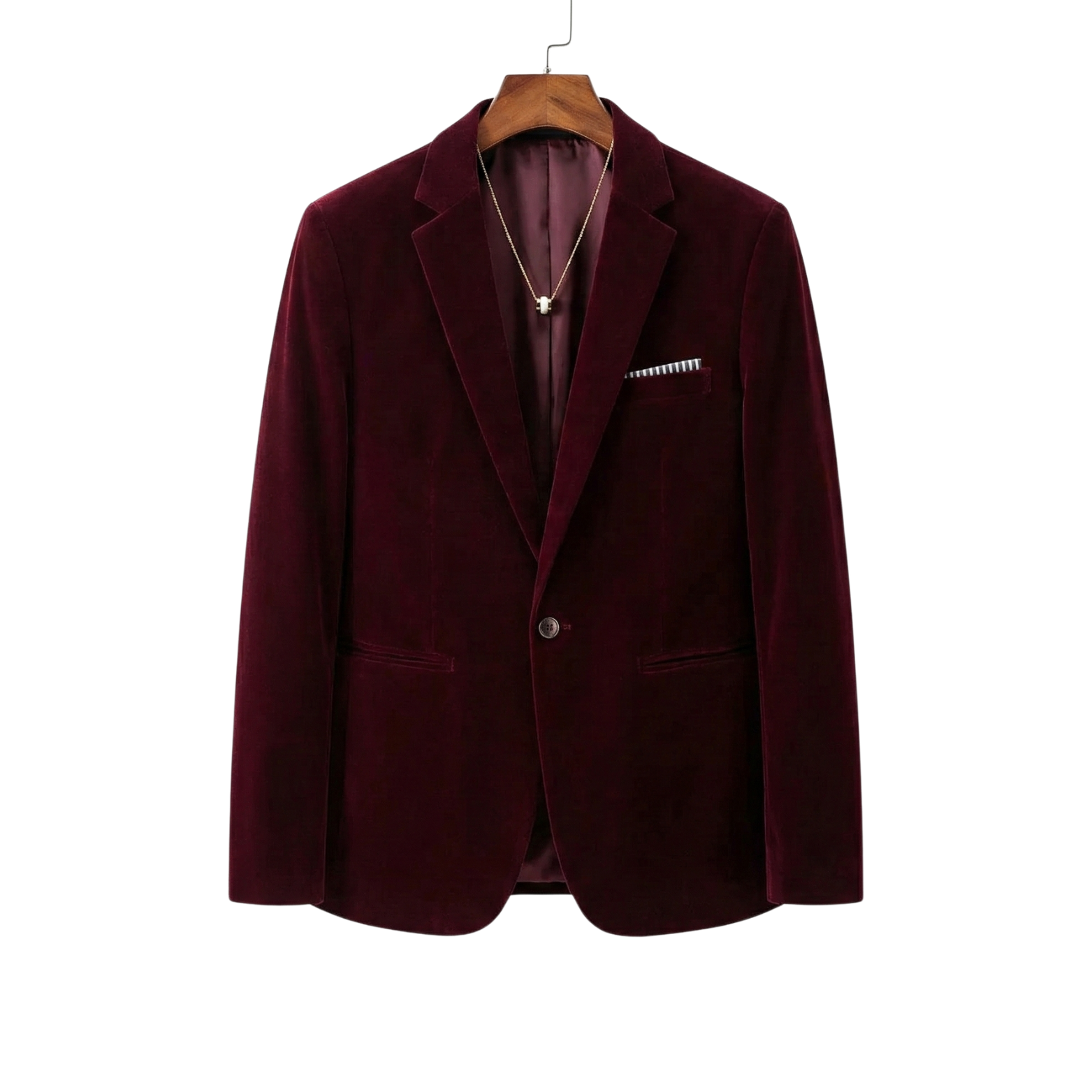 Men's Velvet Formal Blazer