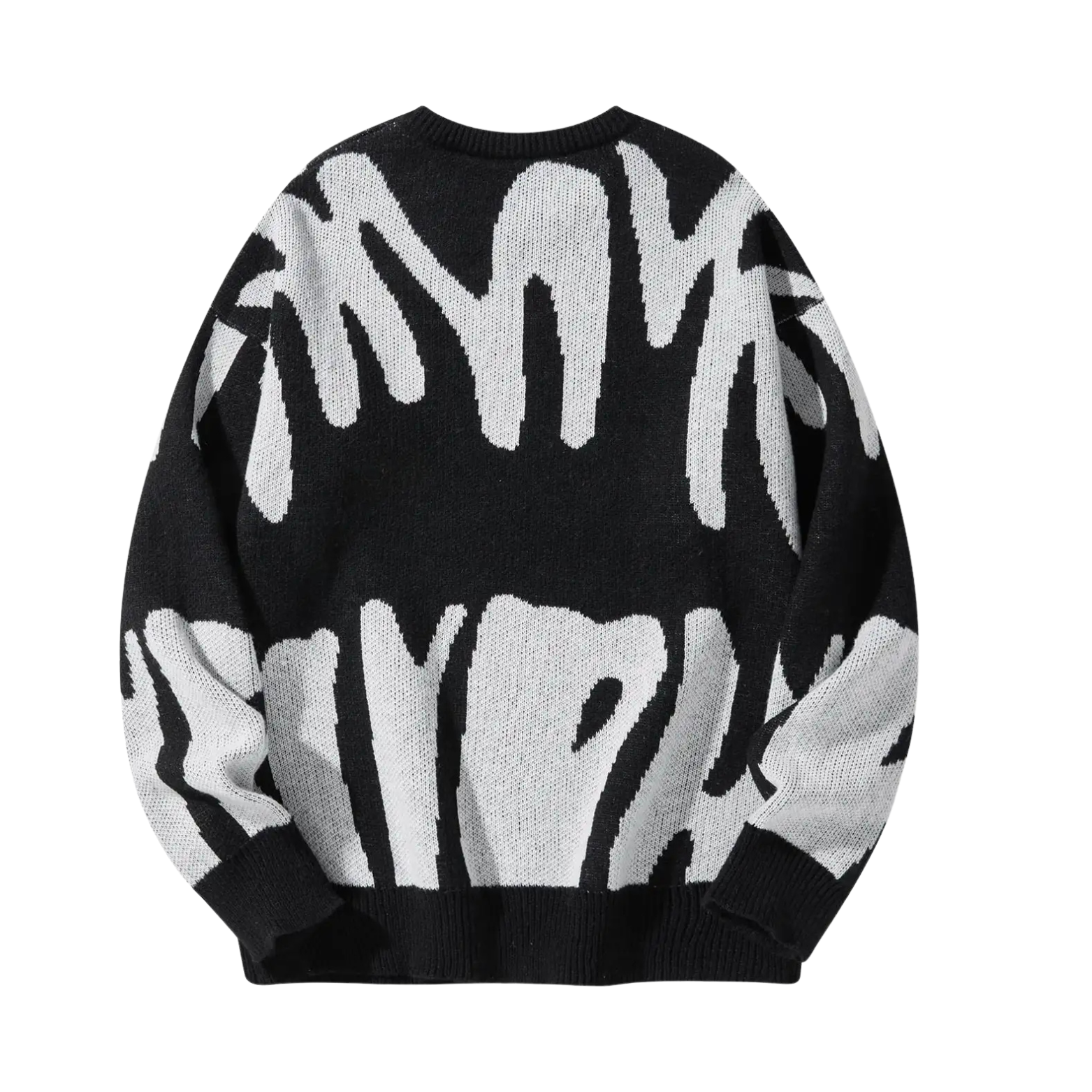 Men's Jacquard Knit Pullover Sweater