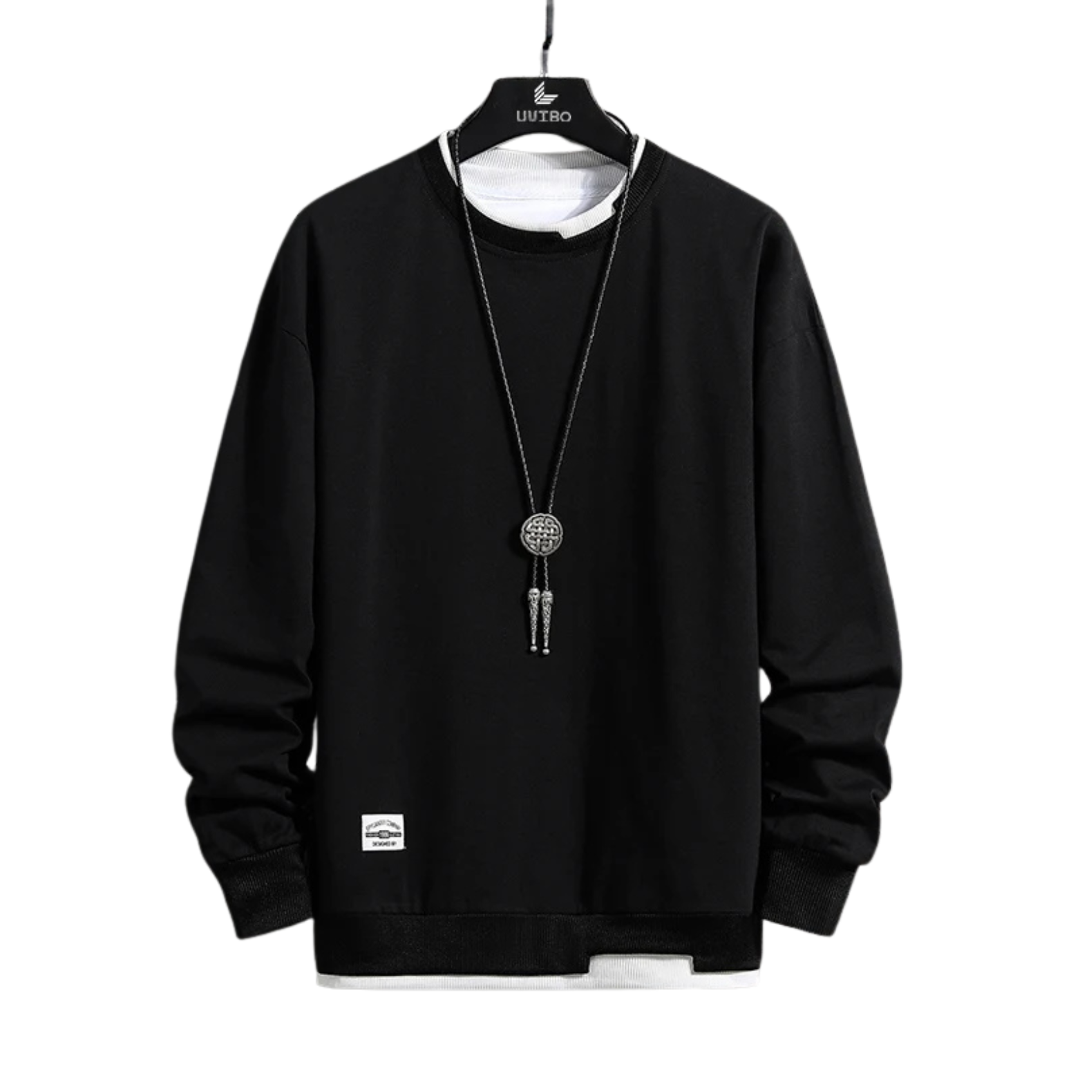 Herren-Strickpullover mit Rundhalsausschnitt