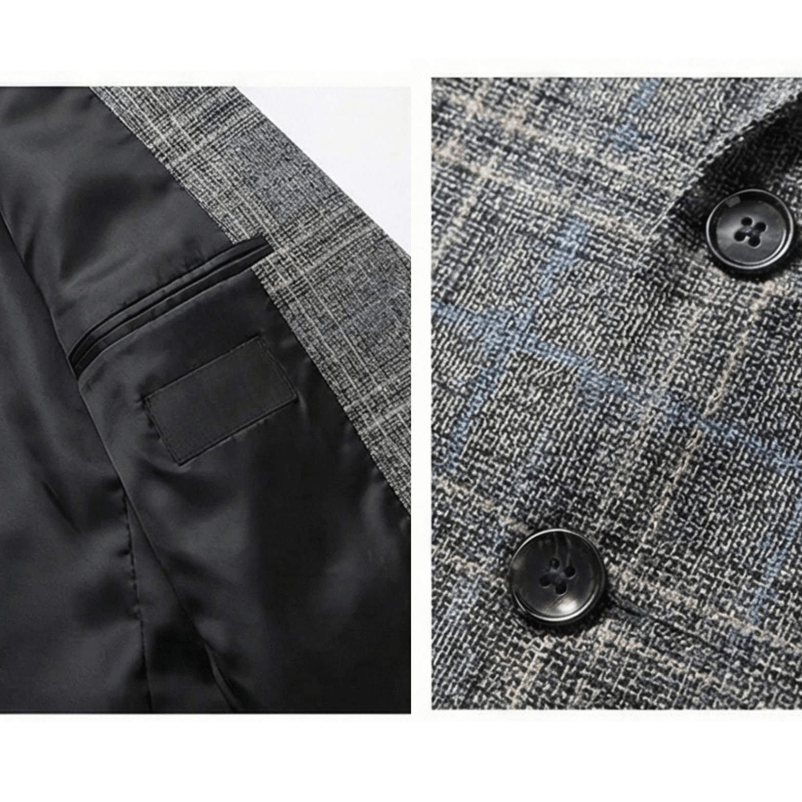 Men's Slim Fit V-Neck Casual Blazer