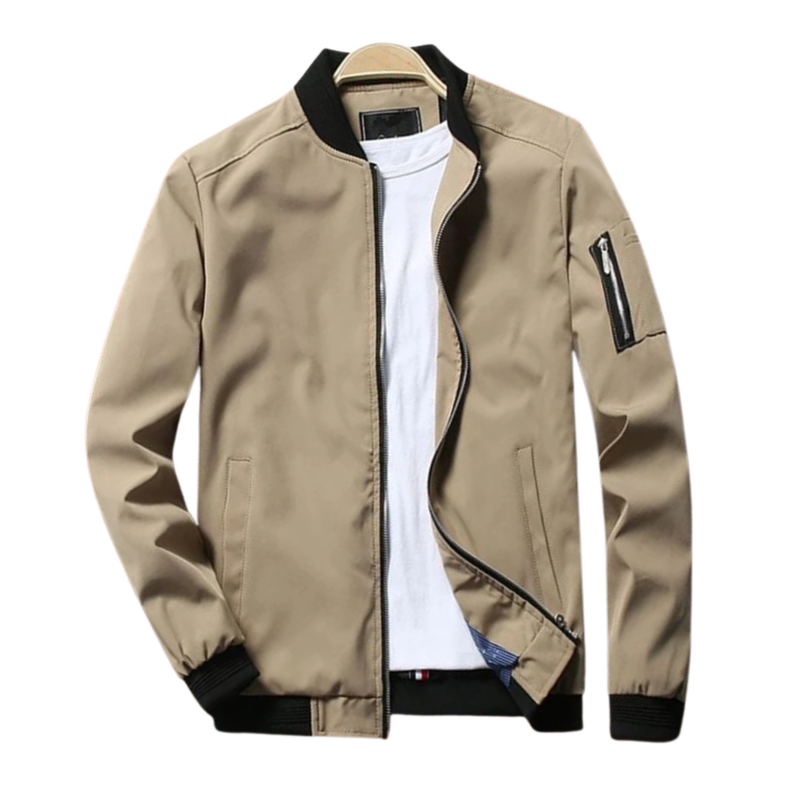 Slim Fit Bomber Jacket