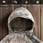 Oversize-Hoodie mit Camouflage-Muster