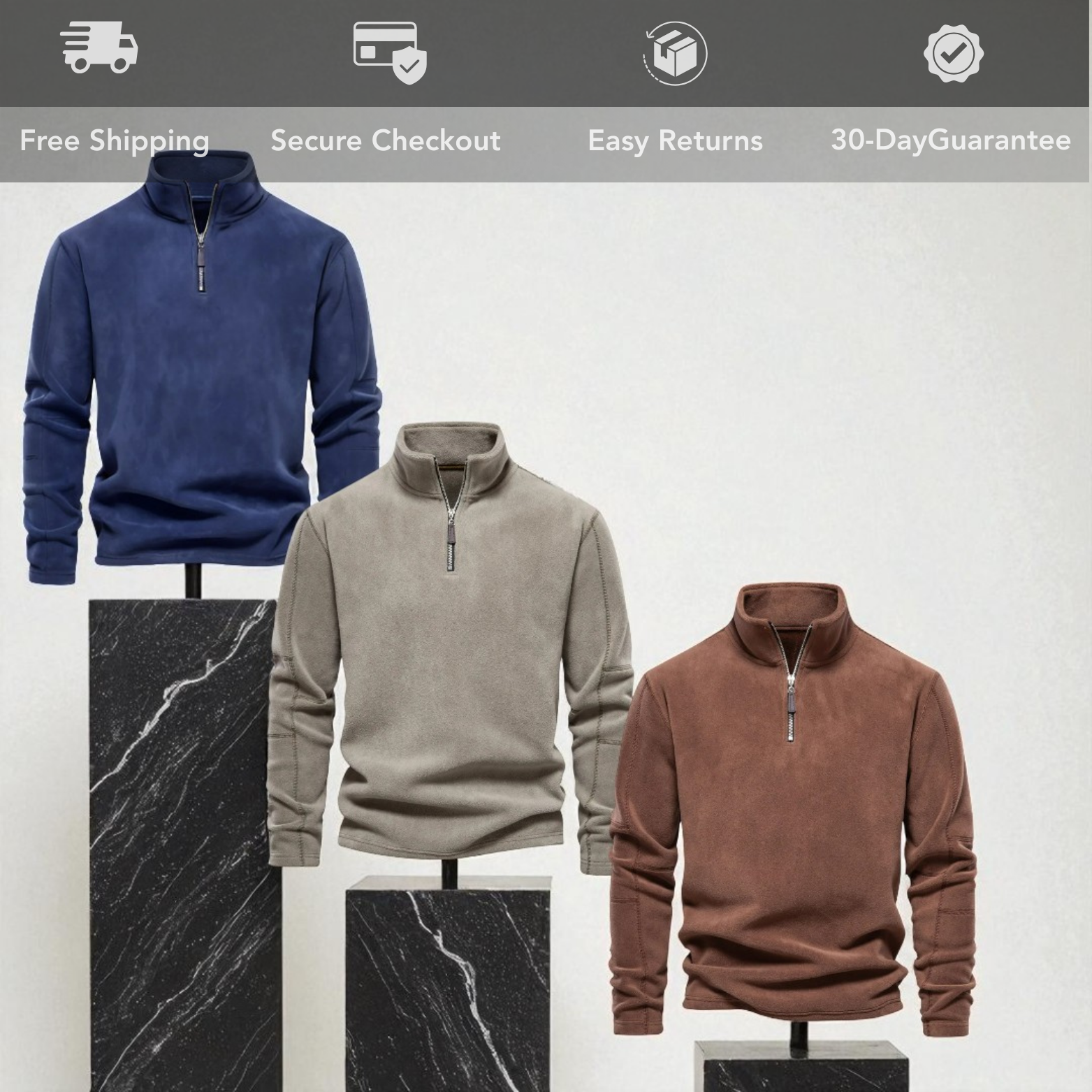 Men's Fleece Zip Jacket