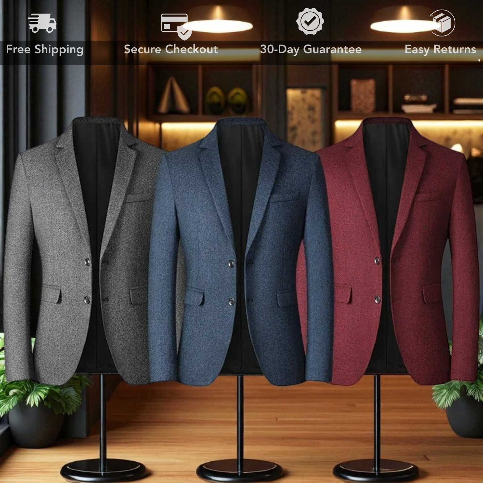 Men's Structured Blazer