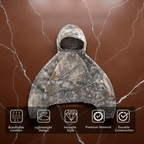 Oversize-Hoodie mit Camouflage-Muster