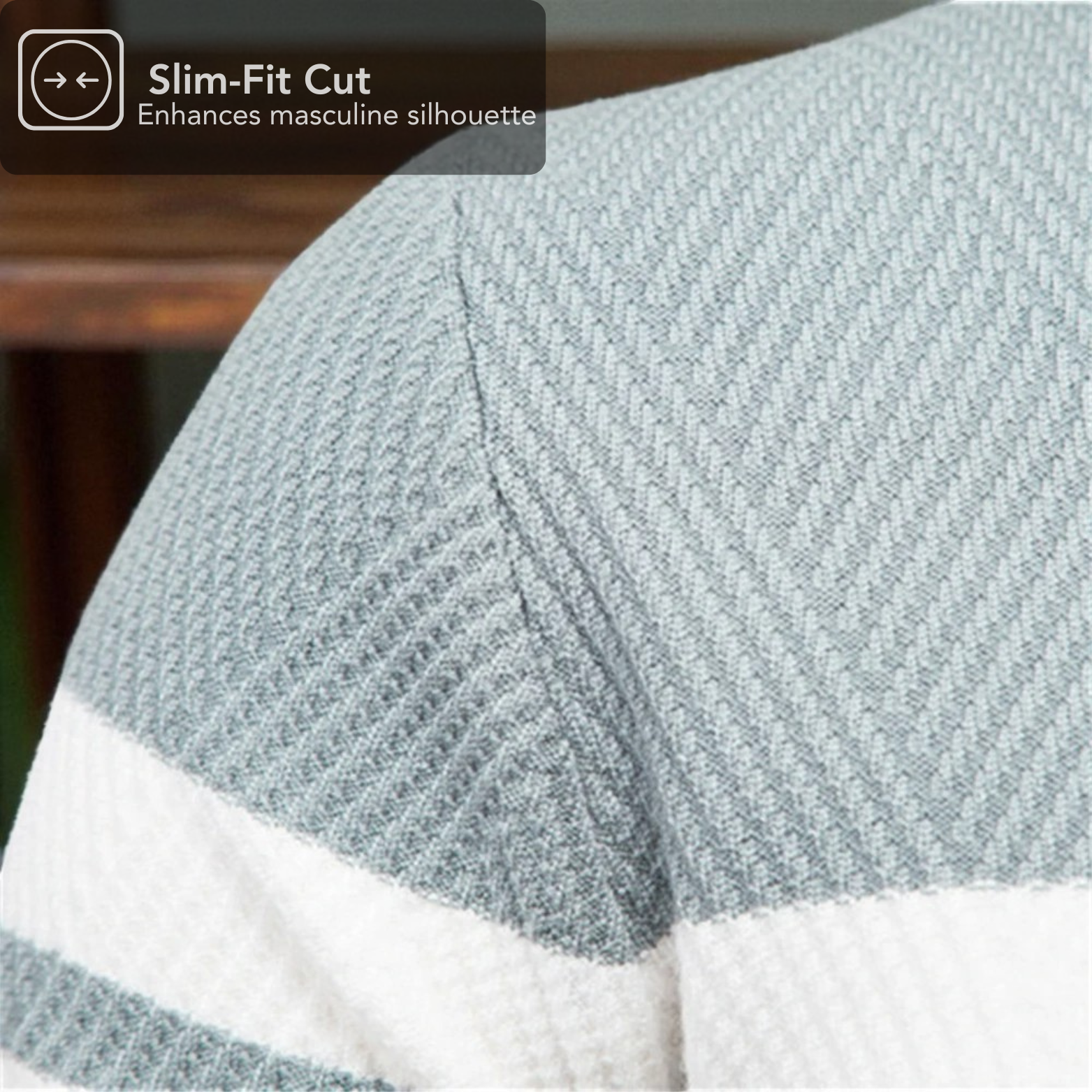 Men's Patchwork Knit Pullover Sweater