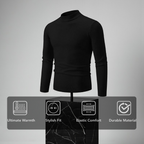 Men's Mock-Neck Knit Pullover