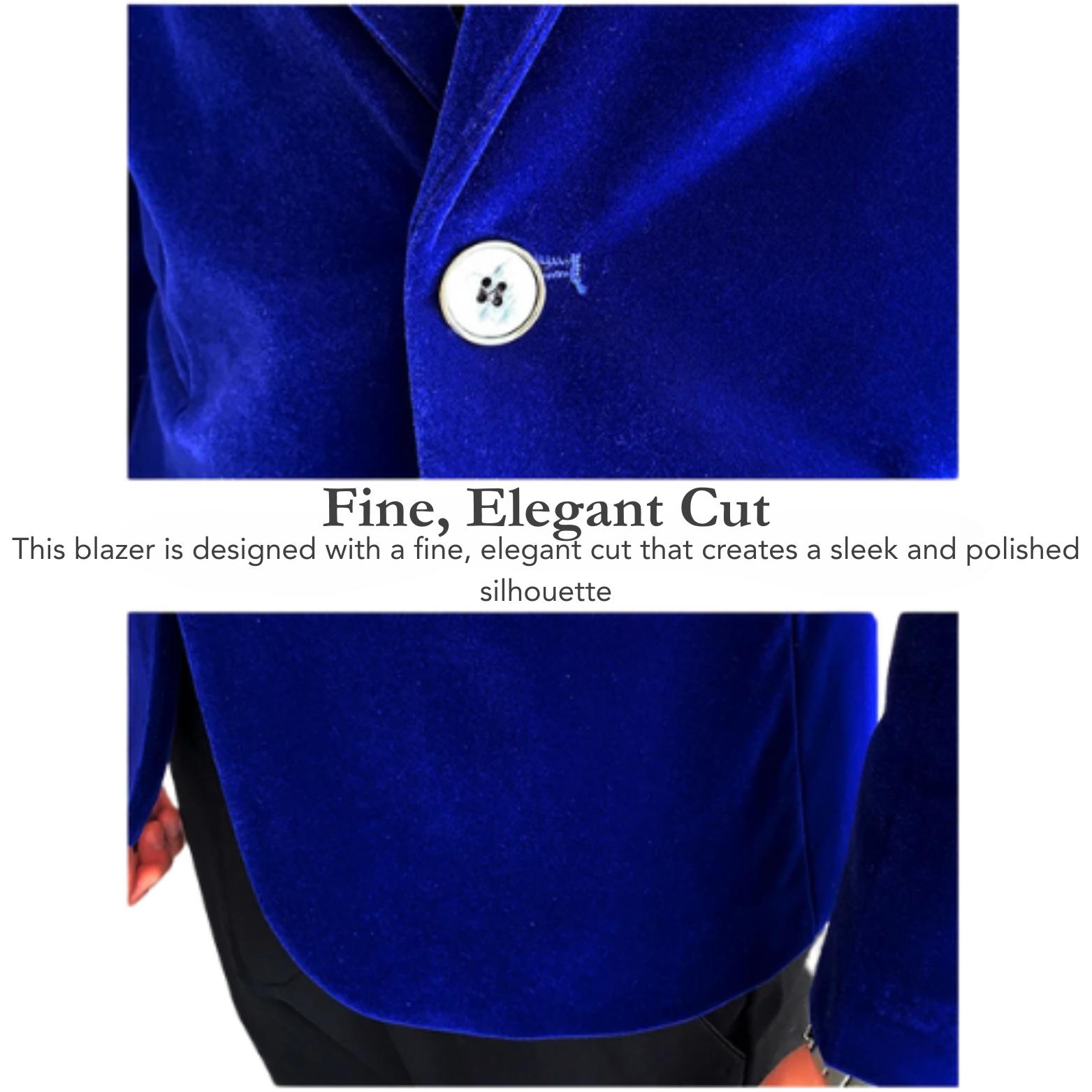 Men's Velvet Formal Blazer
