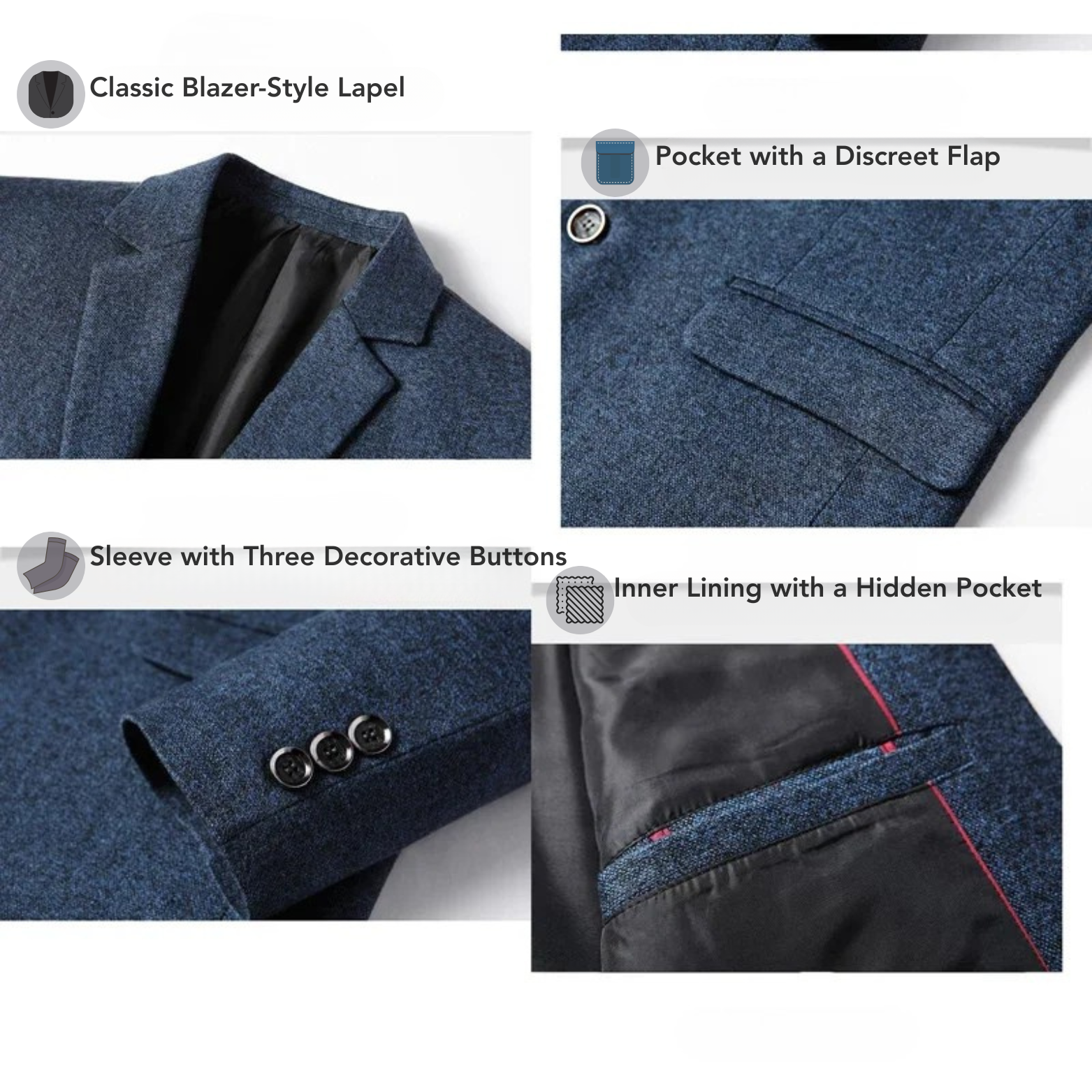 Men's Structured Blazer
