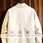 Men's Oversized Trench Coat – Relaxed Fit