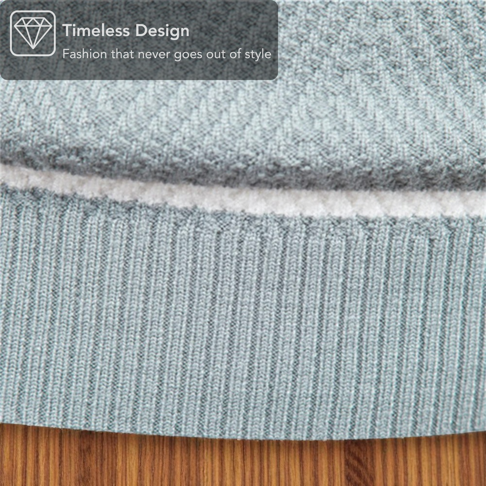 Men's Patchwork Knit Pullover Sweater