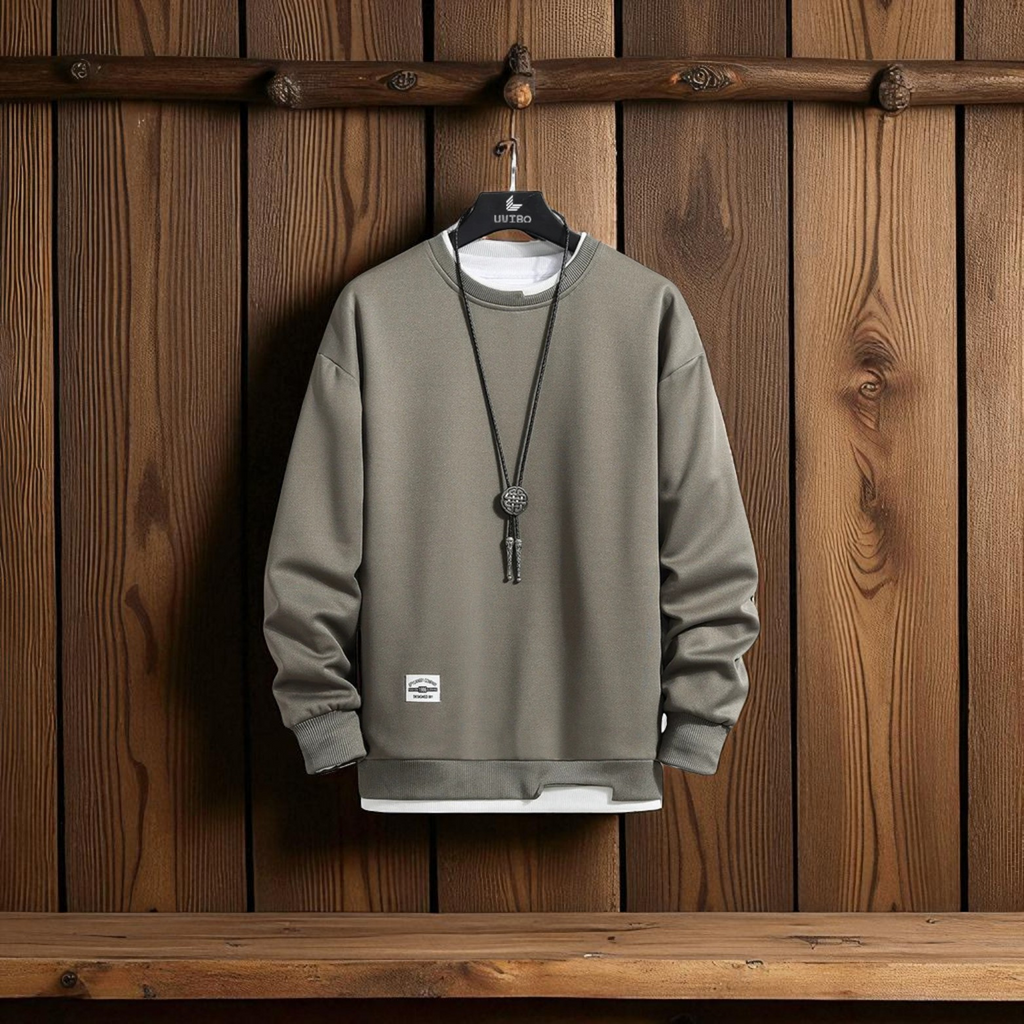 Men's Round Neck Knit Sweater