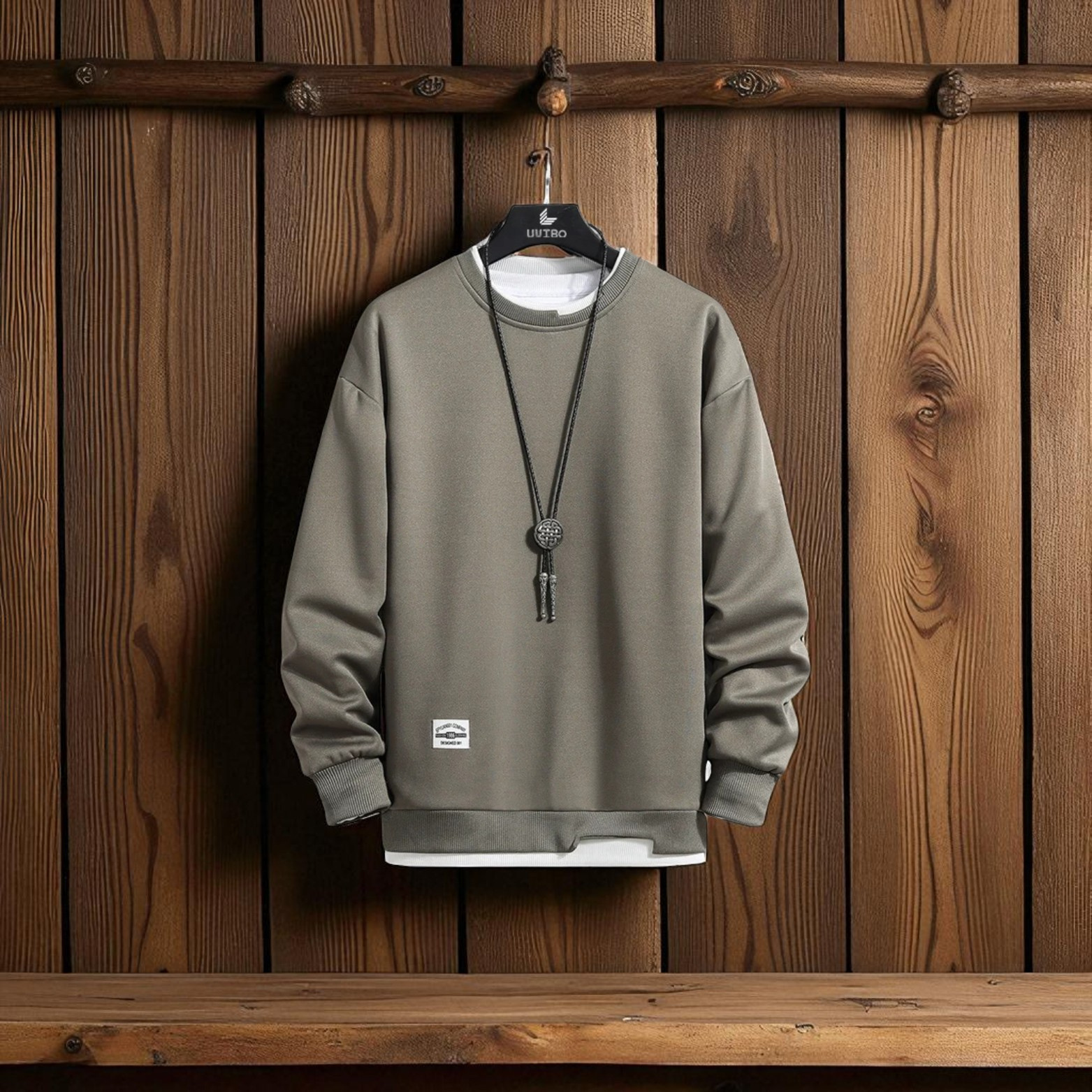 Men's Round Neck Knit Sweater