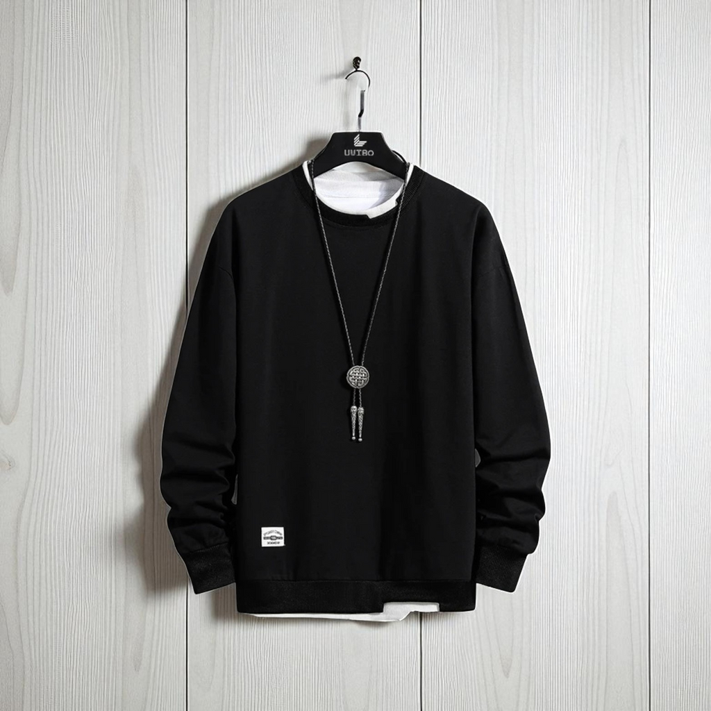 Men's Round Neck Knit Sweater