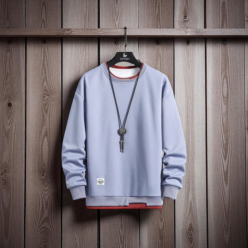 Men's Round Neck Knit Sweater