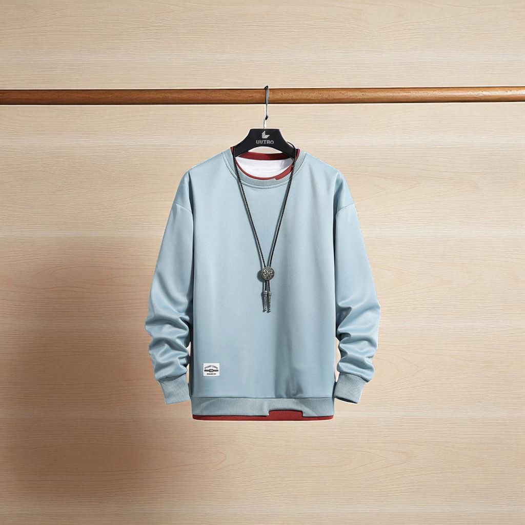 Men's Round Neck Knit Sweater