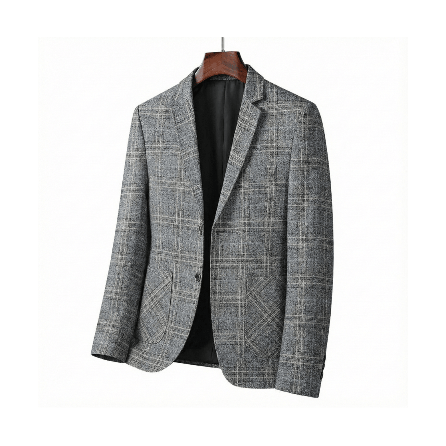 Men's Slim Fit V-Neck Casual Blazer