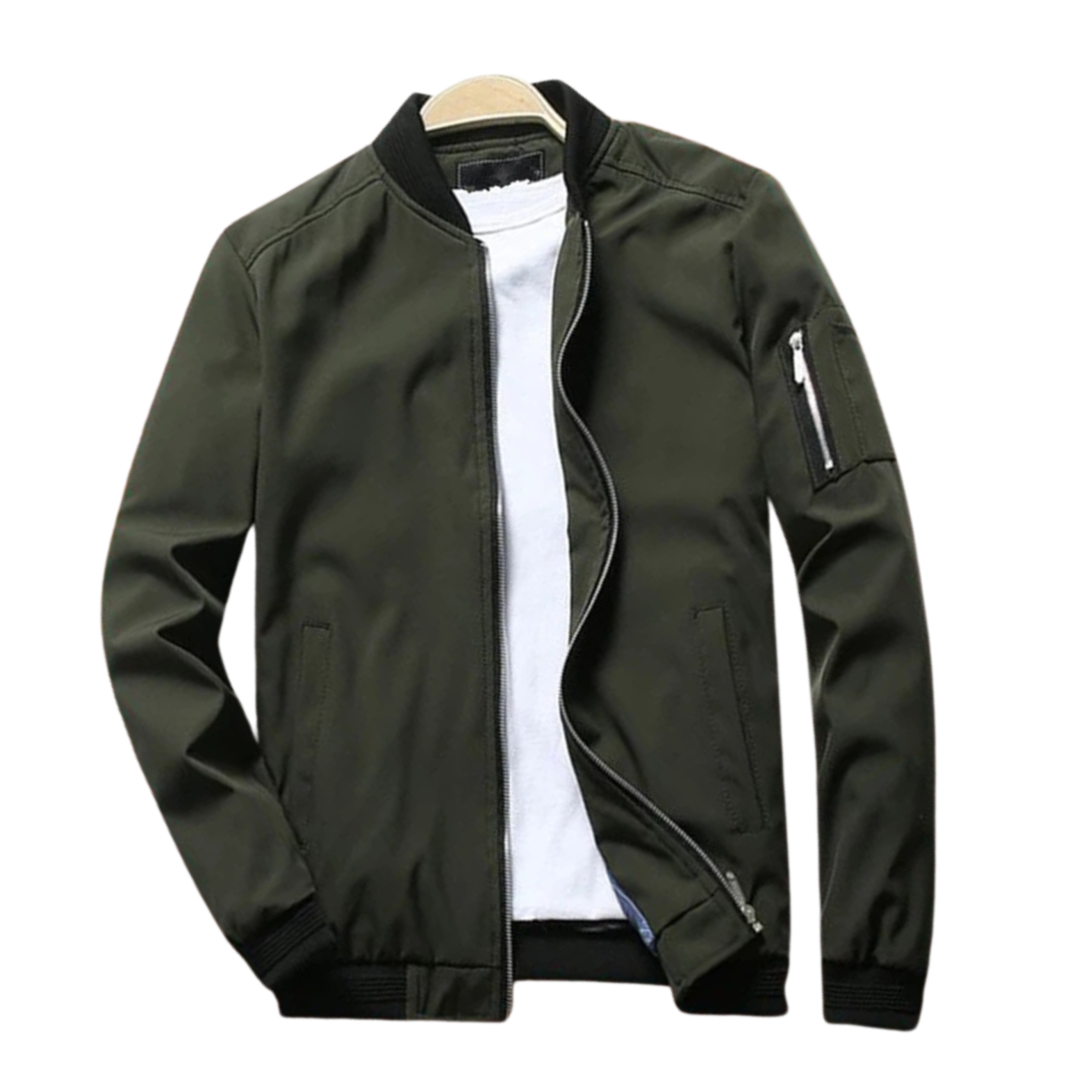 Slim Fit Bomber Jacket