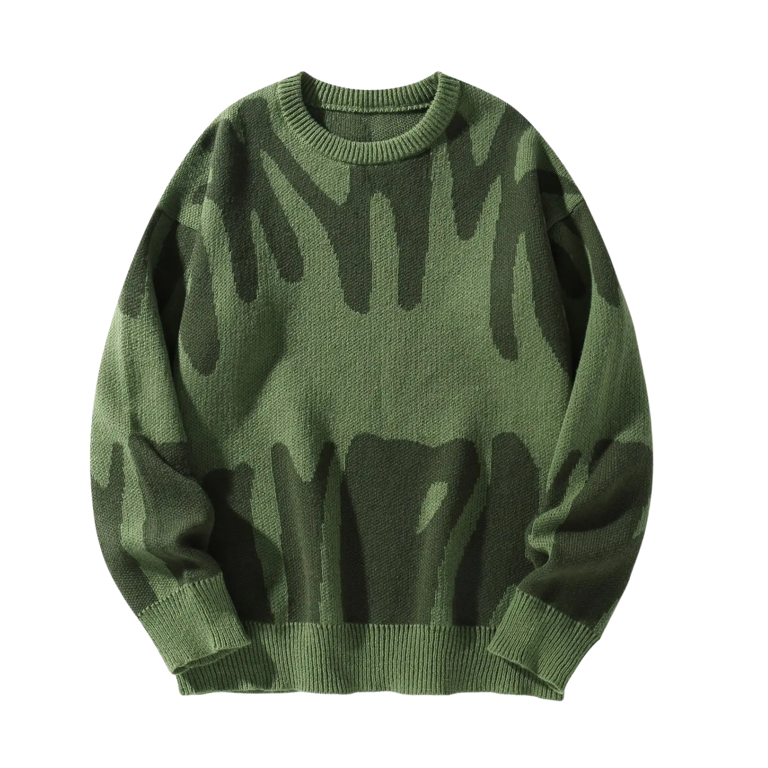 Men's Jacquard Knit Pullover Sweater
