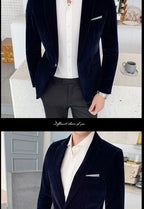 Men's Velvet Formal Blazer