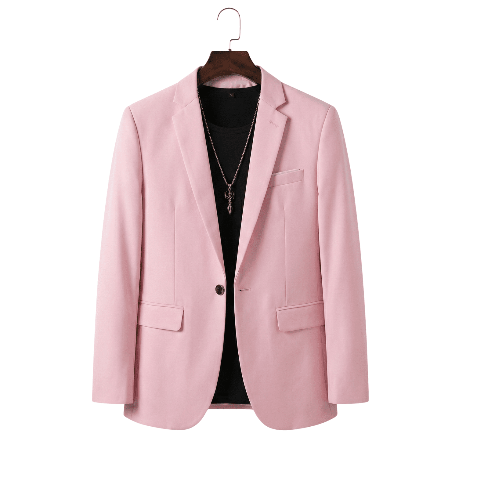 Men's Single-Button Blazer