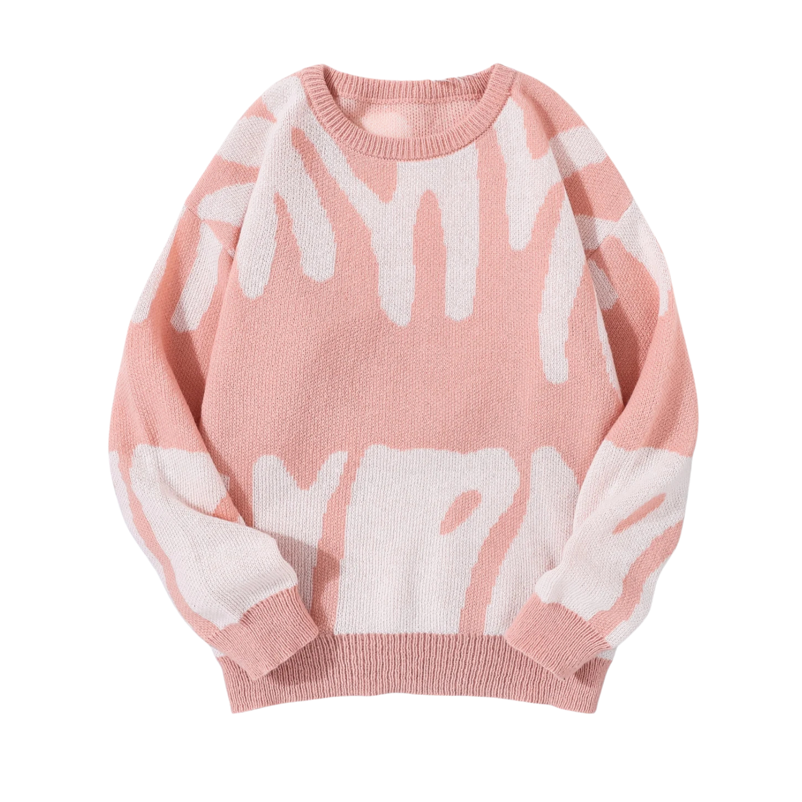 Men's Jacquard Knit Pullover Sweater
