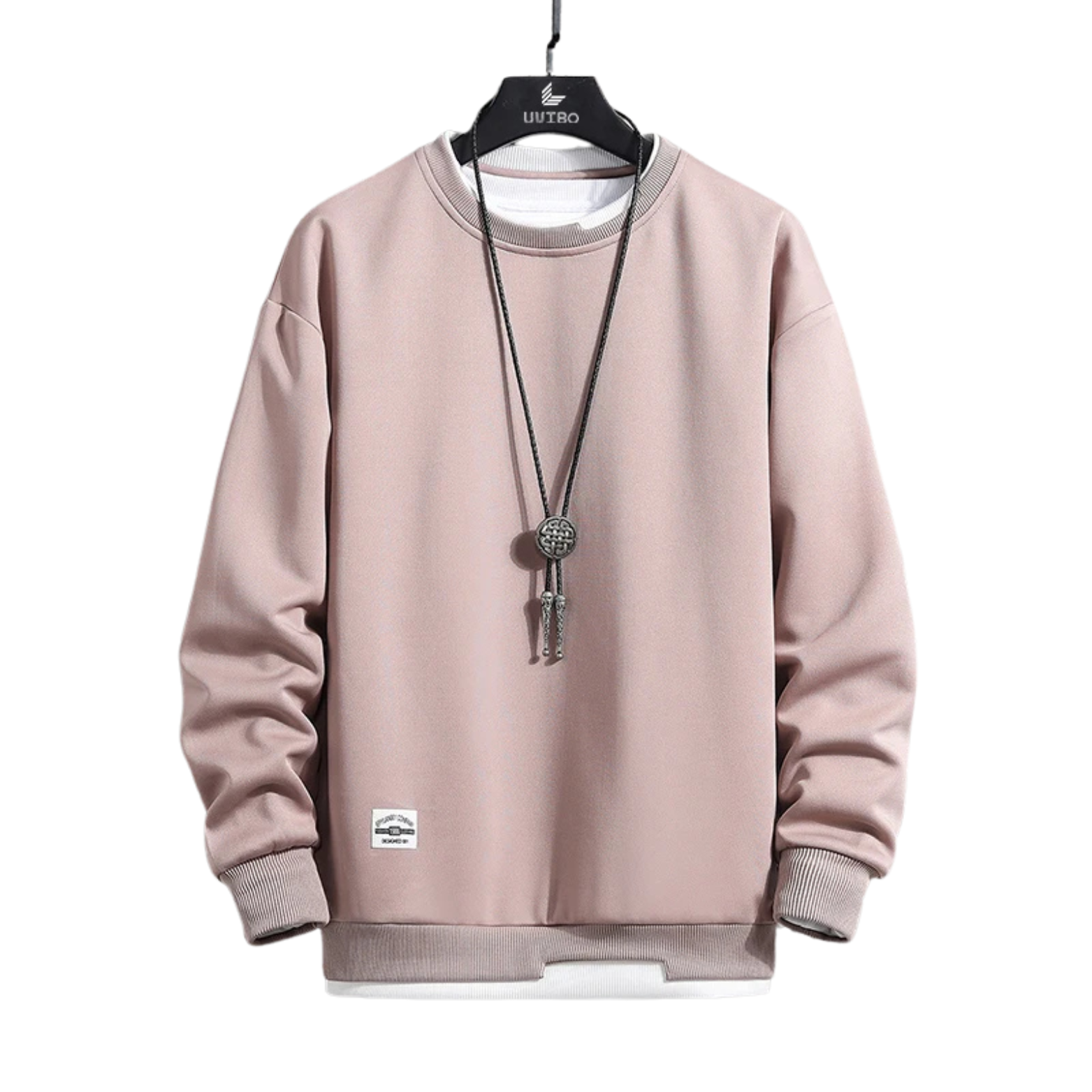 Herren-Strickpullover mit Rundhalsausschnitt