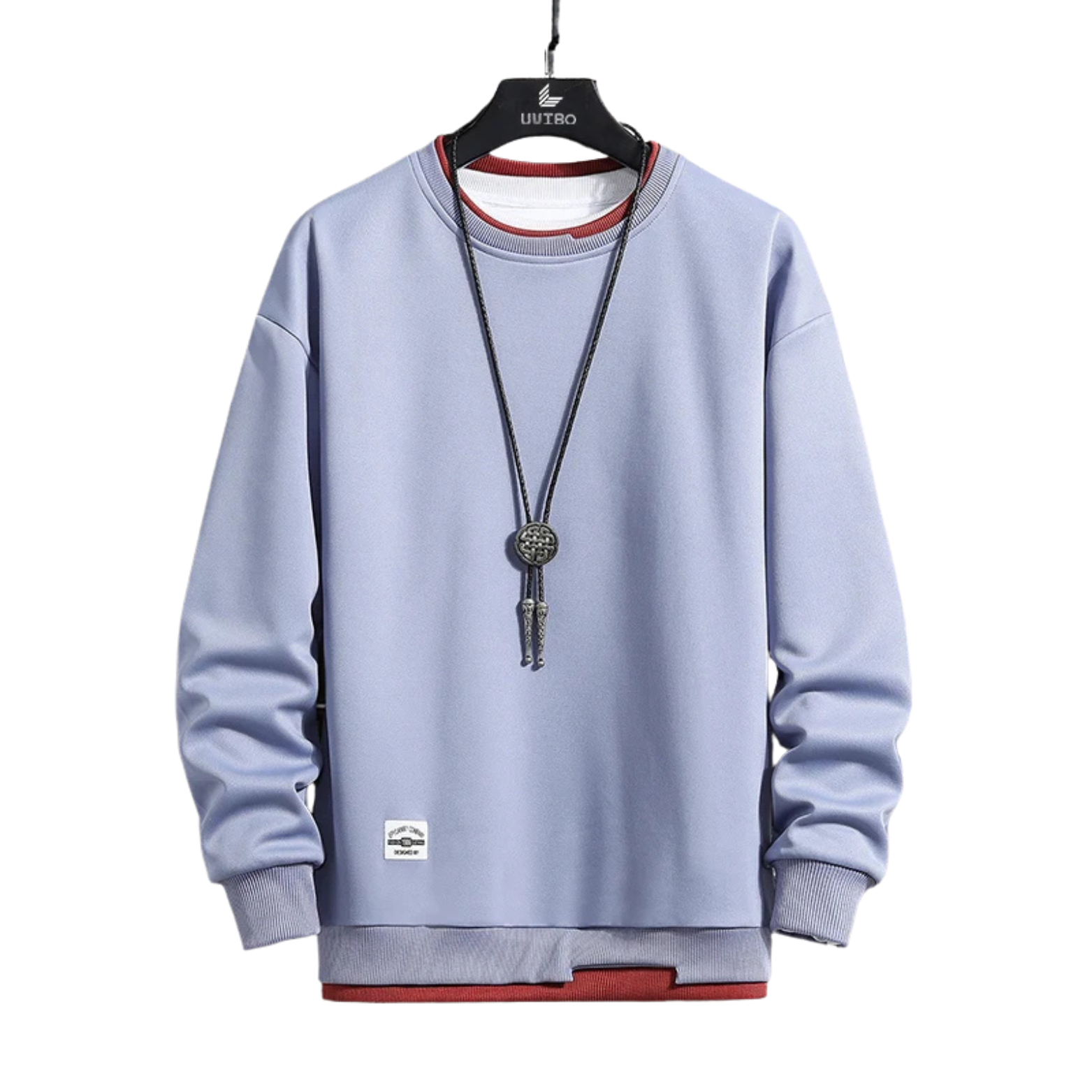 Herren-Strickpullover mit Rundhalsausschnitt