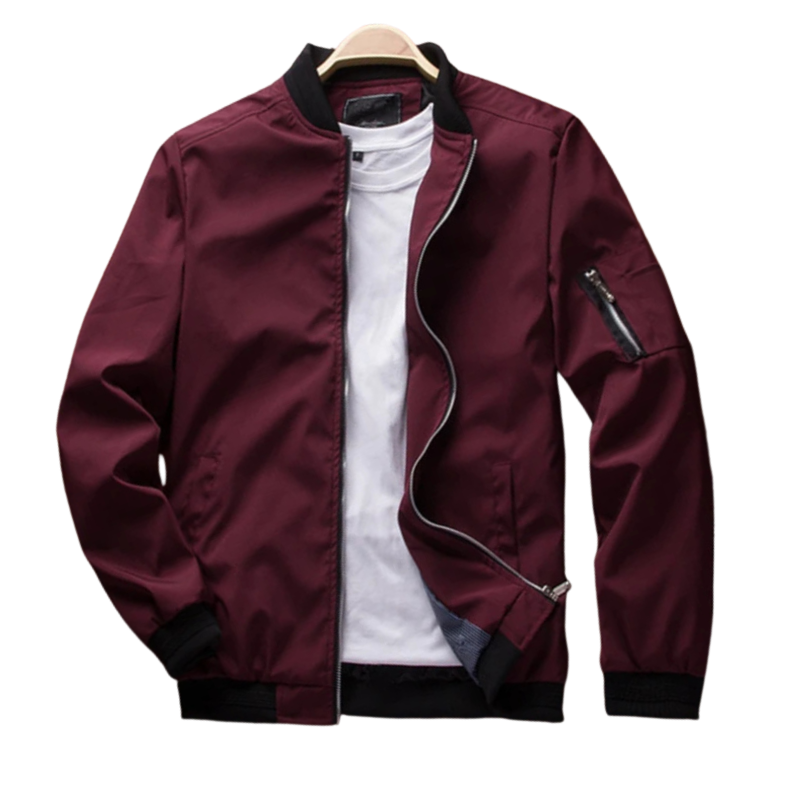 Slim Fit Bomber Jacket
