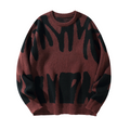 Men's Jacquard Knit Pullover Sweater