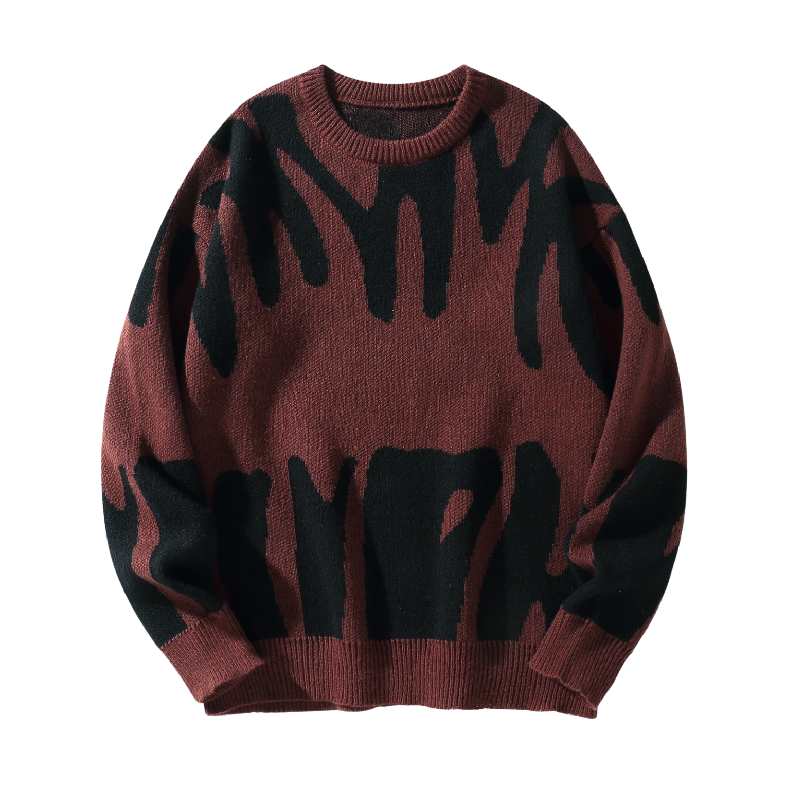 Men's Jacquard Knit Pullover Sweater