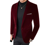 Men's Velvet Formal Blazer