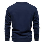 Men's Patchwork Crew Neck Sweatshirt