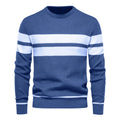 Men's Patchwork Knit Pullover Sweater