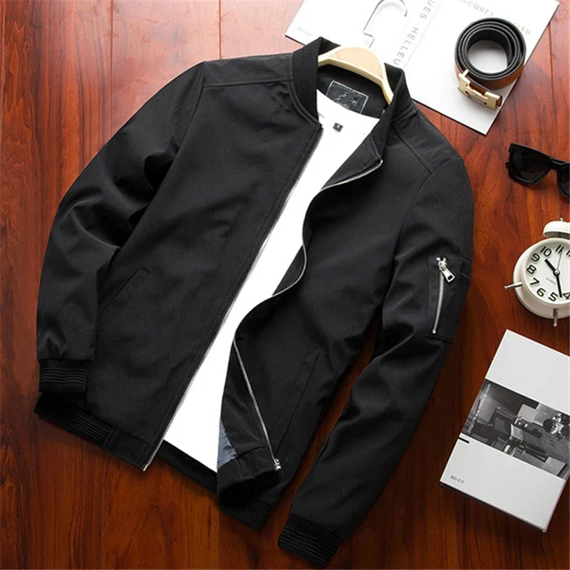 Slim Fit Bomber Jacket