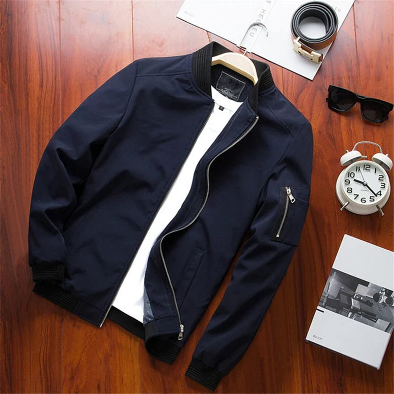 Slim Fit Bomber Jacket