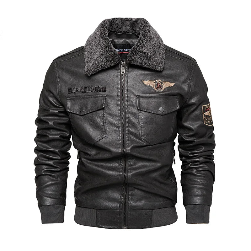 Men's Thermal Biker Jacket