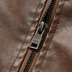 Herren-Motorradjacke mit Thermofutter