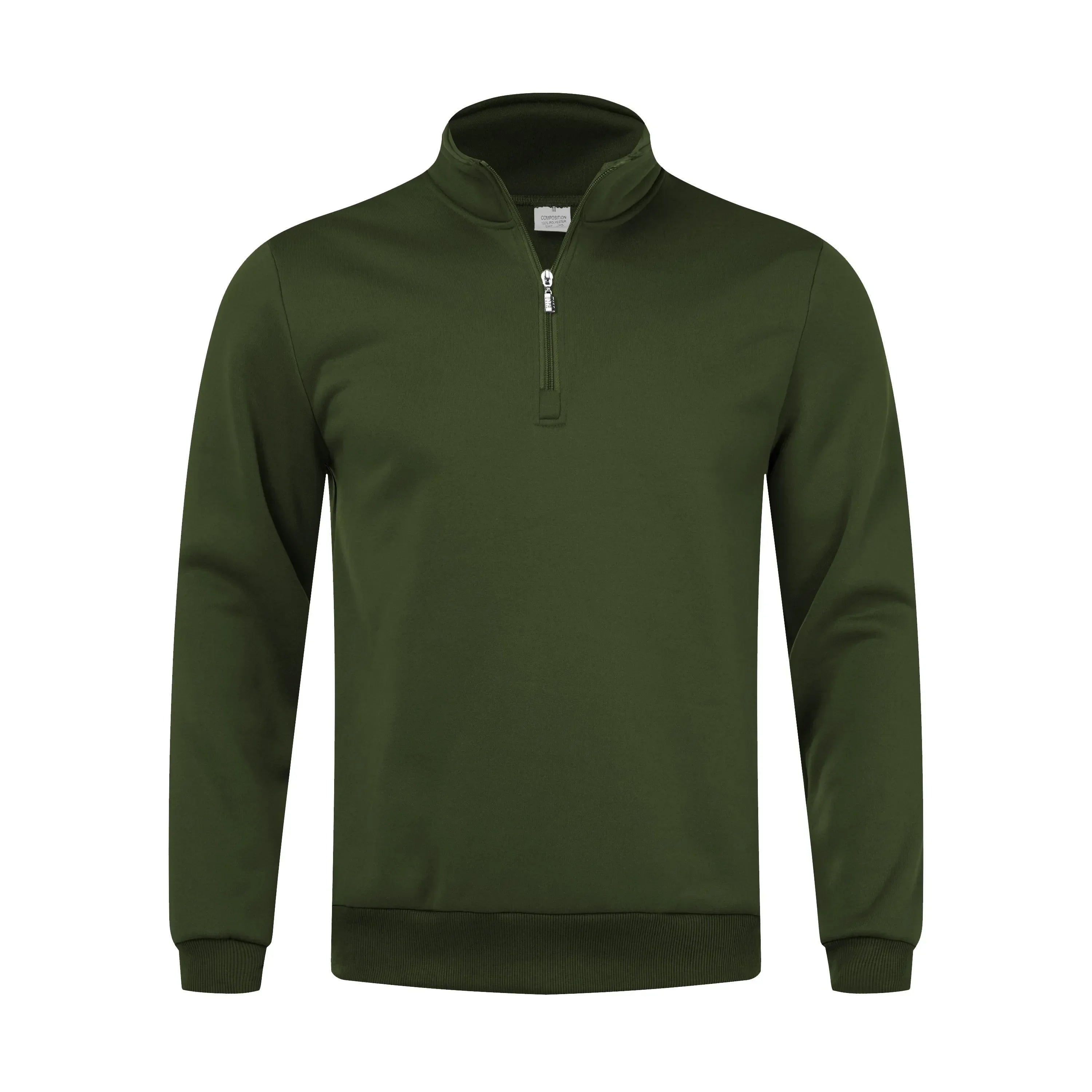Herren-Pullover mit Viertelreißverschluss
