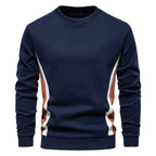 Men's Patchwork Crew Neck Sweatshirt