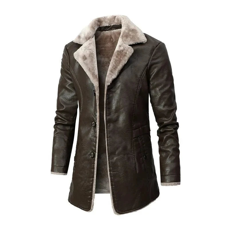 Men's Faux Leather Jacket