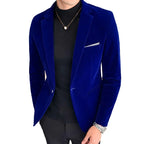 Men's Velvet Formal Blazer