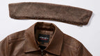 Herren-Motorradjacke mit Thermofutter