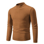Men's Mock-Neck Knit Pullover