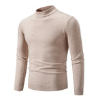 Men's Mock-Neck Knit Pullover