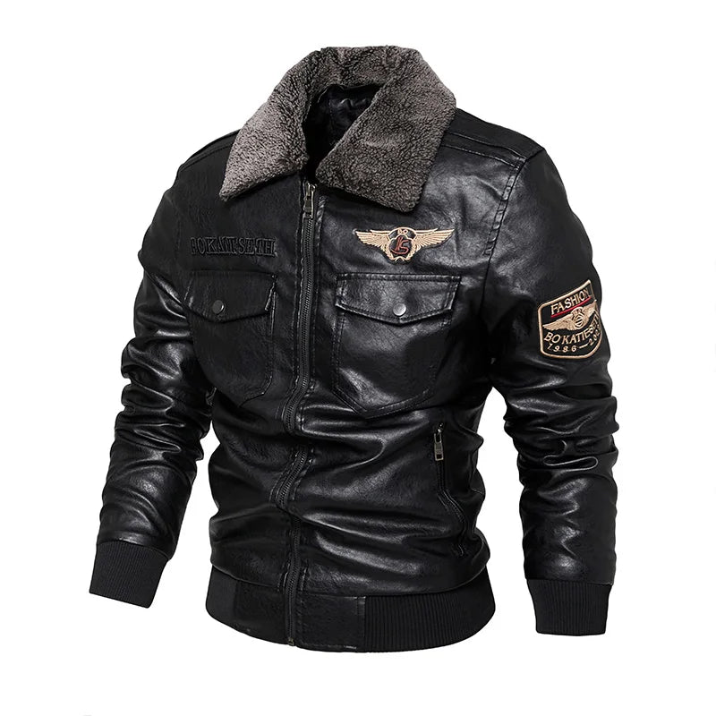 Men's Thermal Biker Jacket