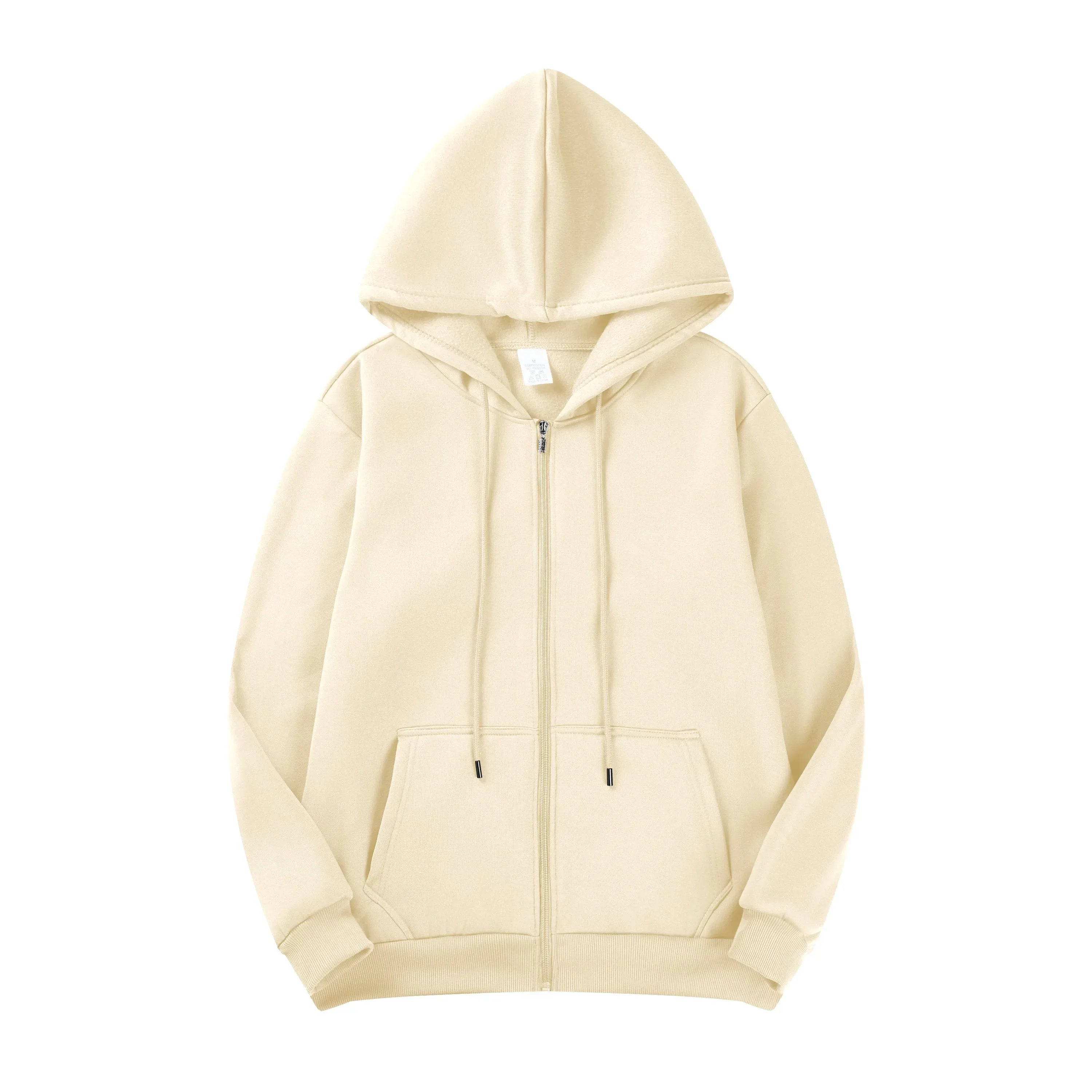 Herren-Hoodie mit Reißverschluss und Fleece-Futter