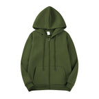 Men's Fleece-Lined Zip-Up Hoodie