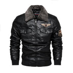 Herren-Motorradjacke mit Thermofutter